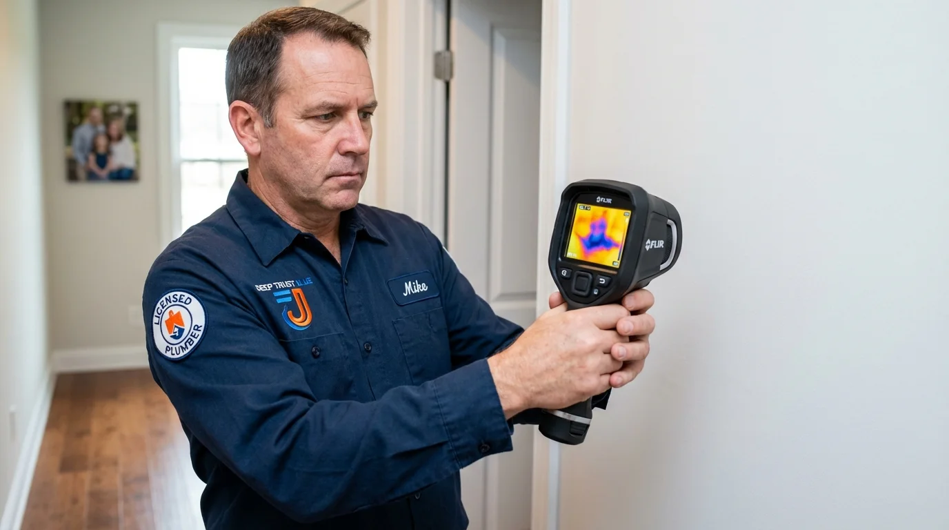 Thermal imaging leak detection by Johns Plumbing LLC in Appleton City